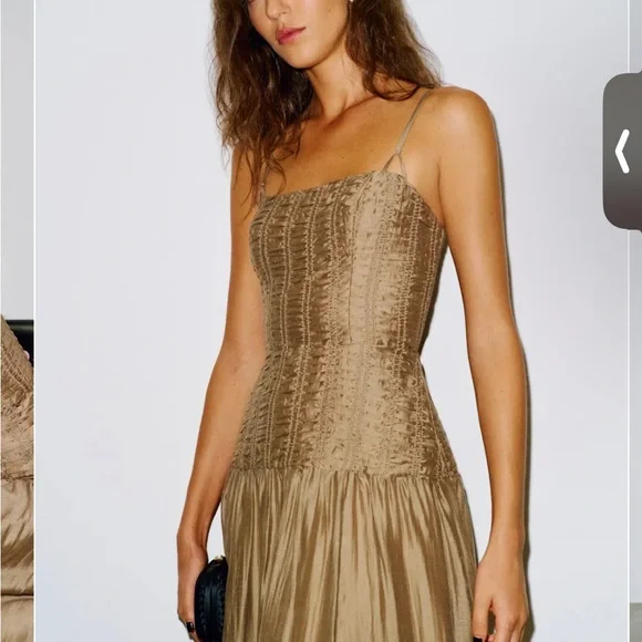 REFORMATION AZURE DRESS - Picture 2 of 7